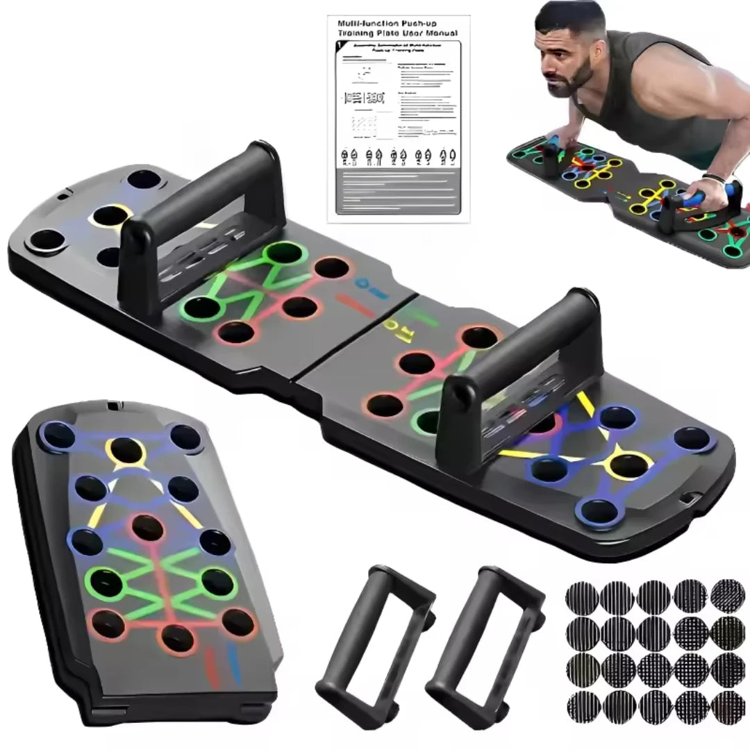 Portable Push-Up Board | Foldable Multifunction Fitness Equipment with Handles