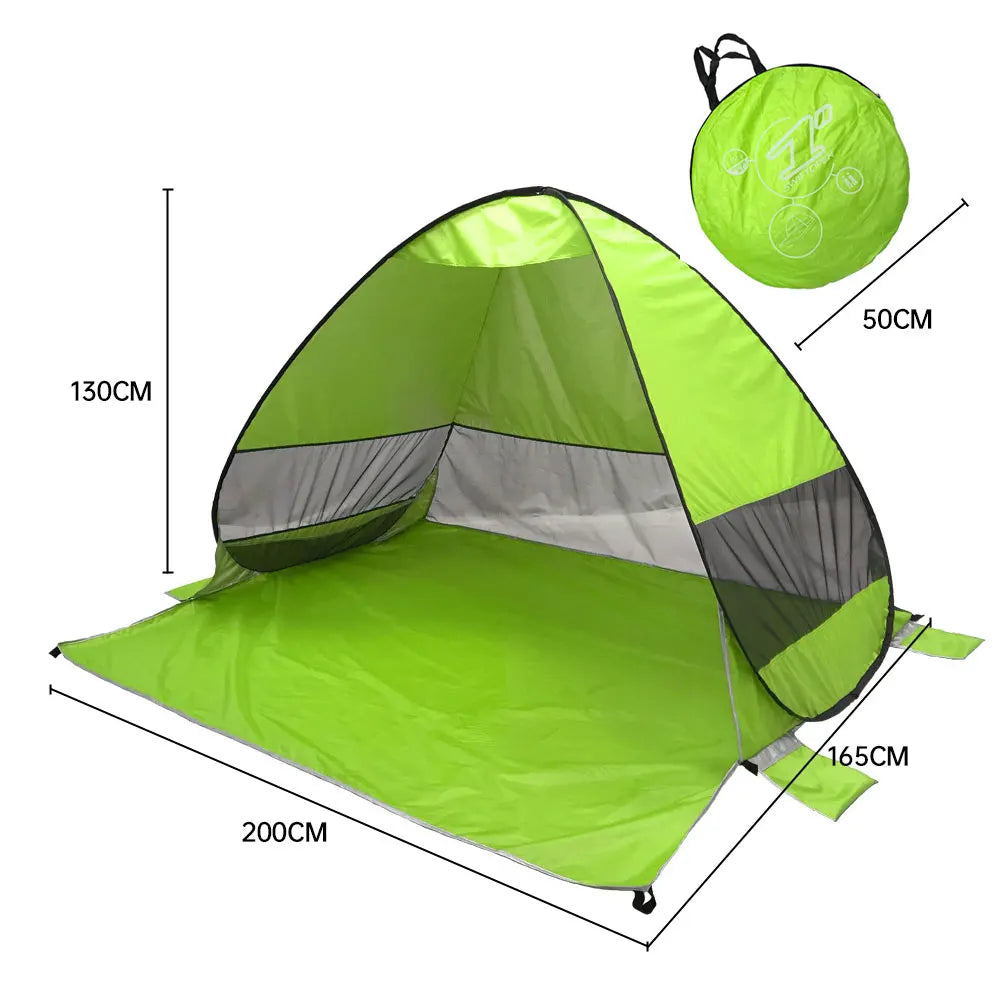 Automatic Pop-Up Beach Tent | Portable Waterproof UV Protection Camping Shelter
