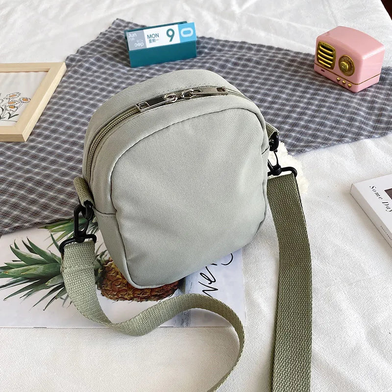 Mini Crossbody Bag for Women | Small Canvas Shoulder Purse & Phone Bag