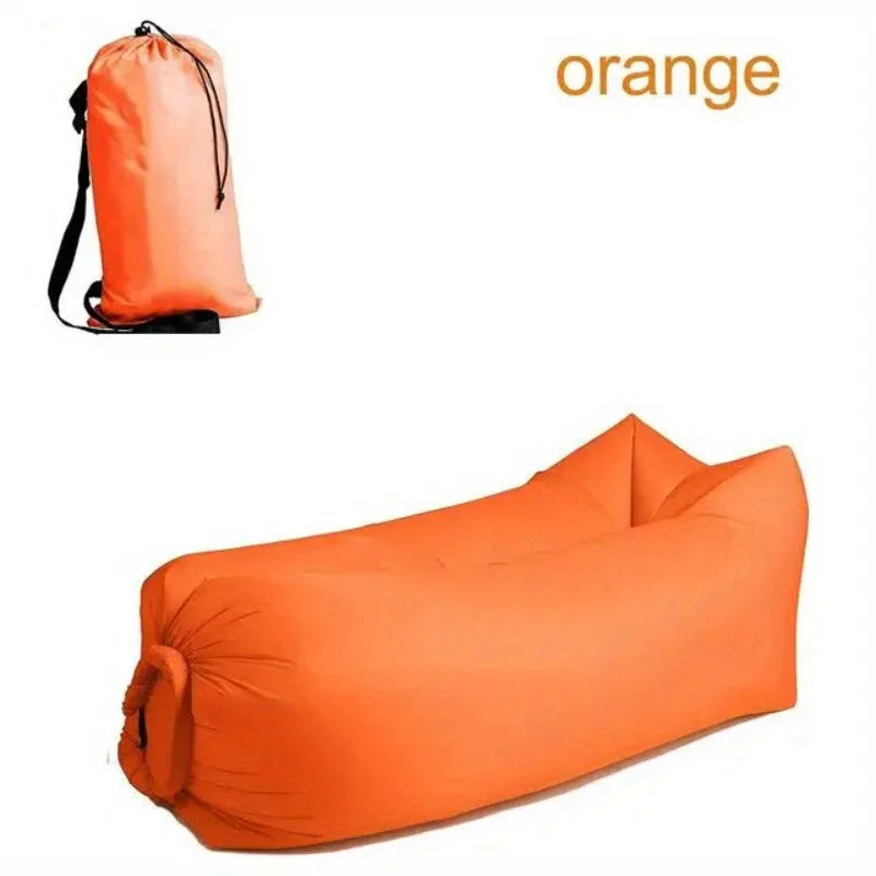 Inflatable Sofa | Foldable Fast-Inflating Lounger for Camping & Home Relaxing