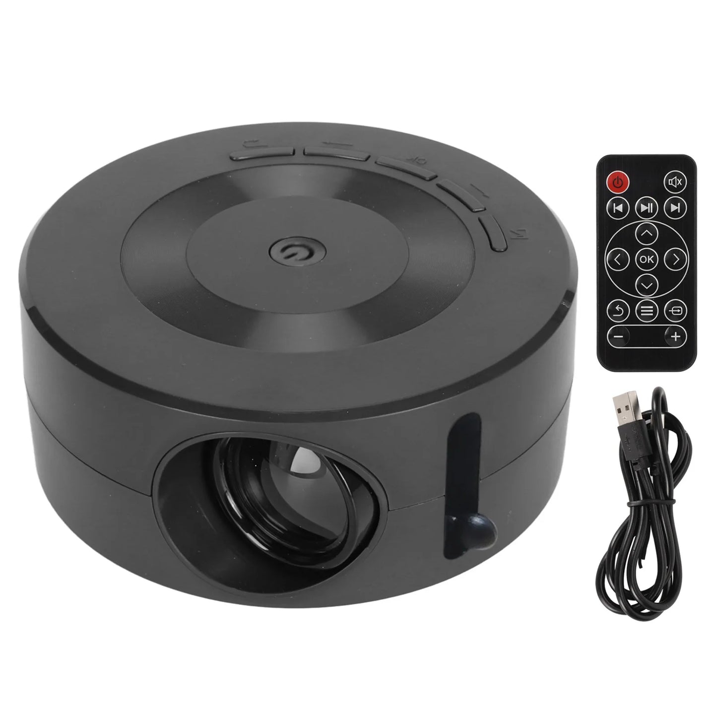 Mini YT200 Projector | Portable 1080P Home & Outdoor Projector with Built-in Speaker