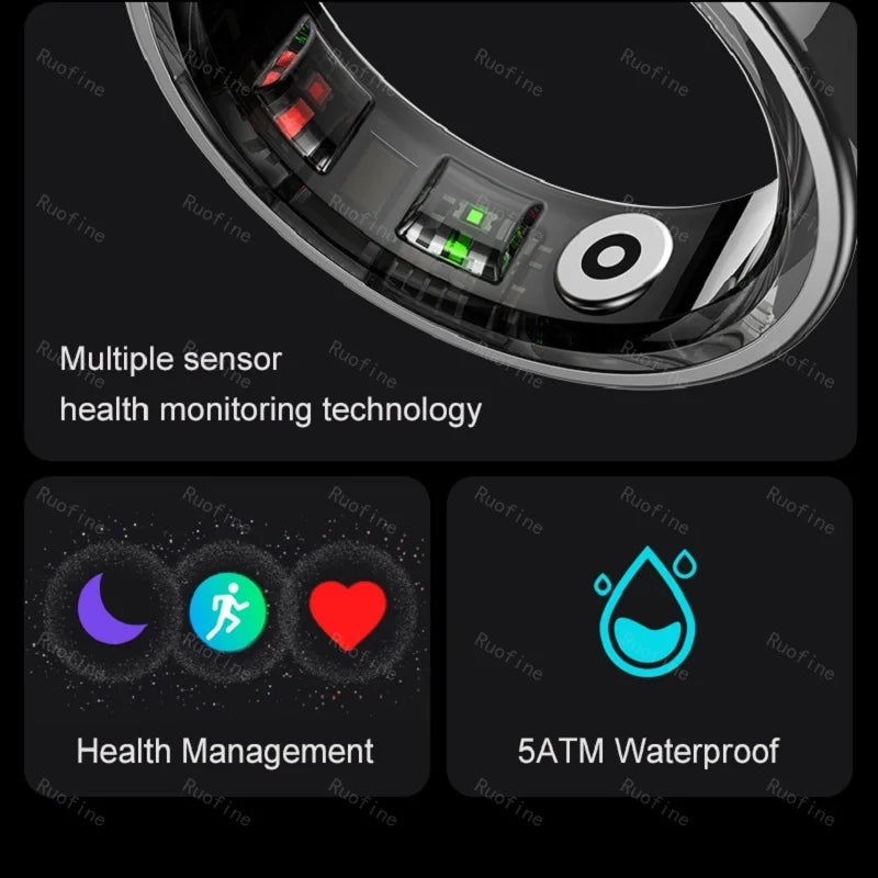 Qring R09/R06 Smart Ring | Waterproof Fitness Tracker & Remote Control Ring 2024