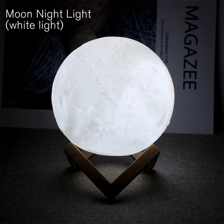 LED Moon Galaxy Lamp | 3D Night Light for Bedroom Décor & Gifts