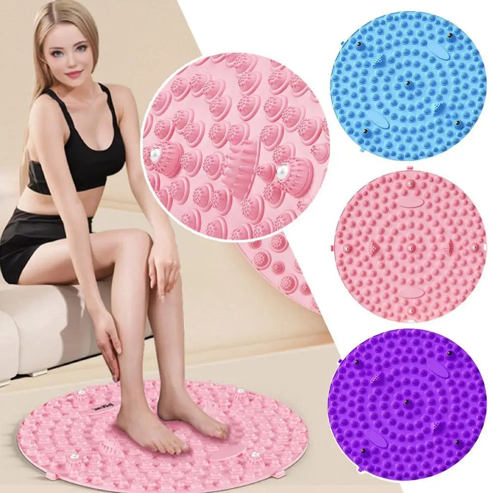 Foot Yoga Massage Acupressure Mat | Muscle Relaxation & Fitness Foot Training Board
