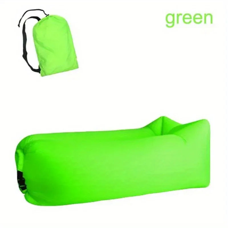 Inflatable Sofa | Foldable Fast-Inflating Lounger for Camping & Home Relaxing