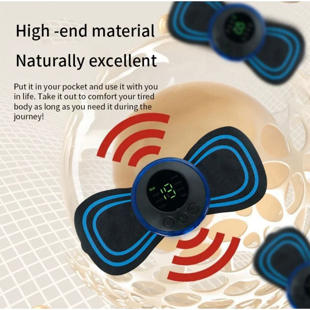 Electric Pulse Neck Massager | 8-Mode, 19-Gear Pain Relief & Muscle Relaxation Tool