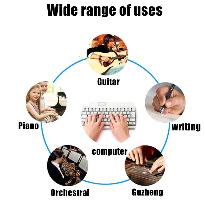 Finger Strengthener & Hand Grip Exerciser | Piano, Therapy & Workout Trainer
