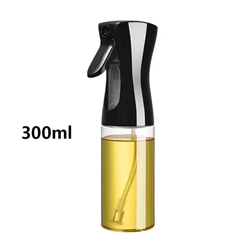 Oil Spray Bottle | 200/300/500ml Refillable Olive Oil & Vinegar Dispenser for Cooking & BBQ