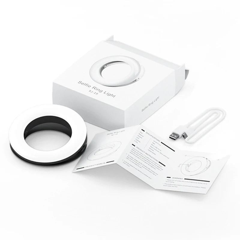 LED Selfie Ring Light | Professional Phone Photography & Video Lighting Accessory