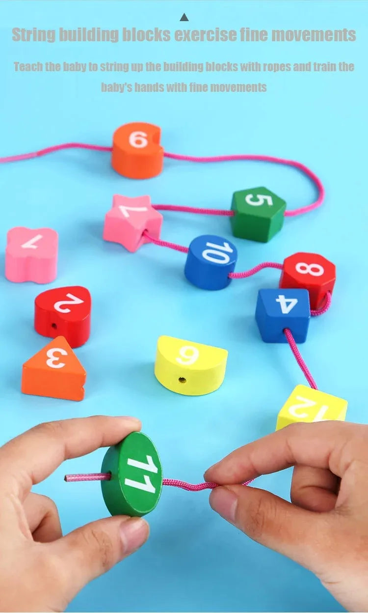 Montessori Wooden Puzzle Toy | Educational Learning Game for Babies & Toddlers (1β3 Years)