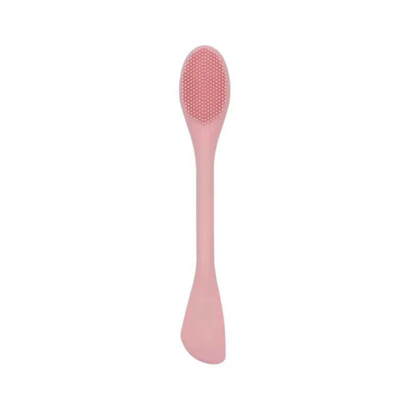 Double-Headed Silicone Face Cleansing Brush | Facial Mask Applicator & Makeup Tool