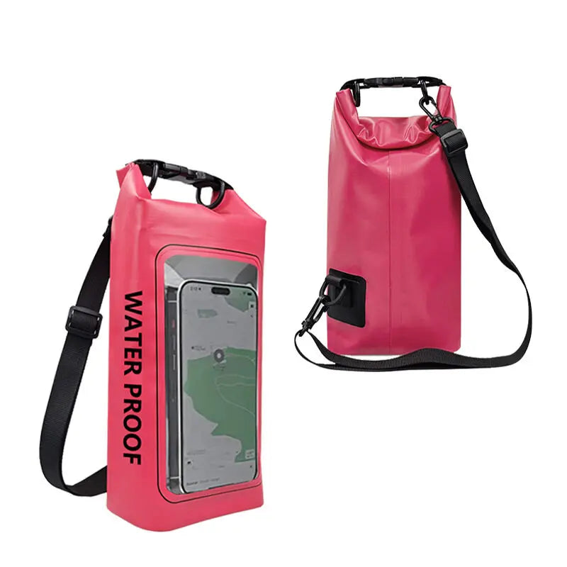 2L Waterproof Dry Bag | Touch Screen Outdoor Sack for Kayak, Rafting & Camping