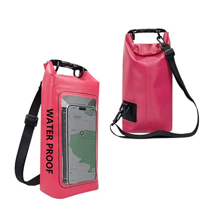 2L Waterproof Dry Bag | Touch Screen Outdoor Sack for Kayak, Rafting & Camping
