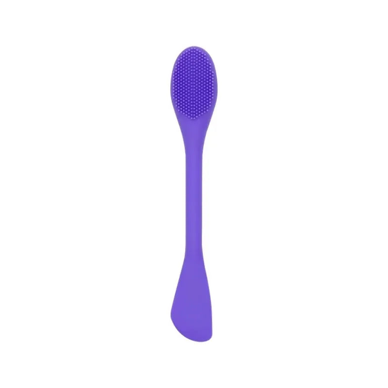 Double-Headed Silicone Face Cleansing Brush | Facial Mask Applicator & Makeup Tool