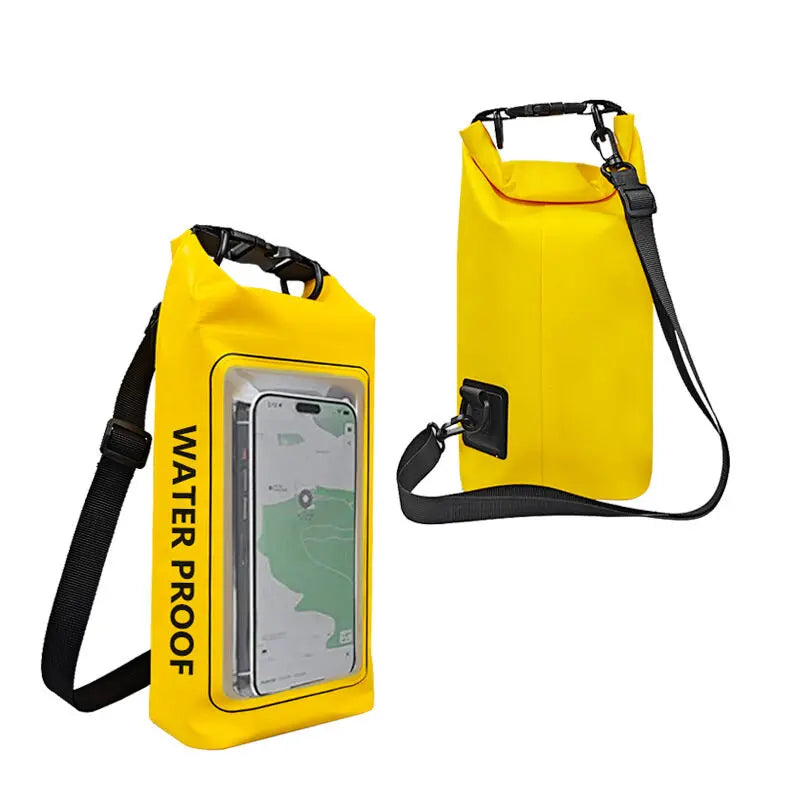 2L Waterproof Dry Bag | Touch Screen Outdoor Sack for Kayak, Rafting & Camping