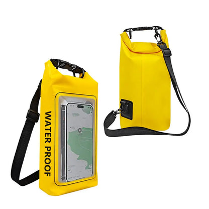 2L Waterproof Dry Bag | Touch Screen Outdoor Sack for Kayak, Rafting & Camping