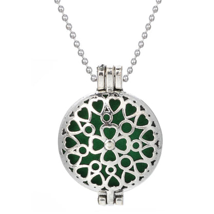 Aromatherapy Tree of Life Necklace | Essential Oil Diffuser Pendant Jewelry