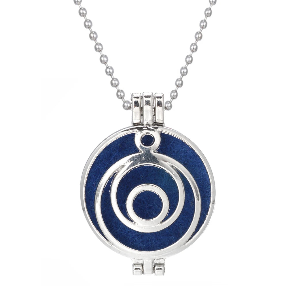 Aromatherapy Tree of Life Necklace | Essential Oil Diffuser Pendant Jewelry