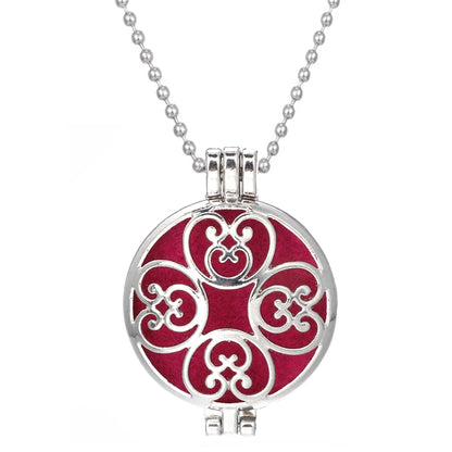 Aromatherapy Tree of Life Necklace | Essential Oil Diffuser Pendant Jewelry