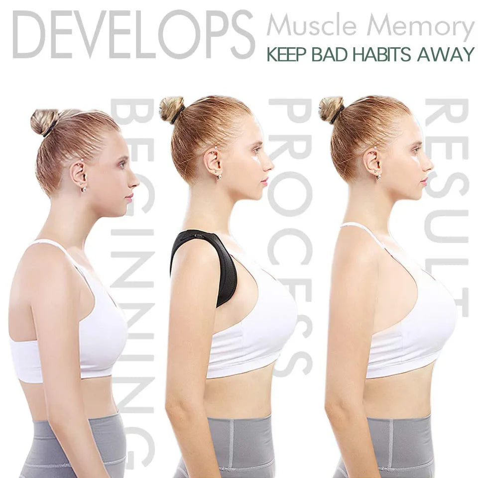 Posture Corrector Back Brace | Adjustable Spine & Shoulder Support for Pain Relief