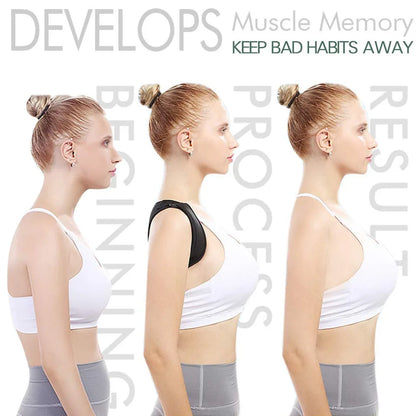 Posture Corrector Back Brace | Adjustable Spine & Shoulder Support for Pain Relief
