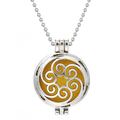Aromatherapy Tree of Life Necklace | Essential Oil Diffuser Pendant Jewelry
