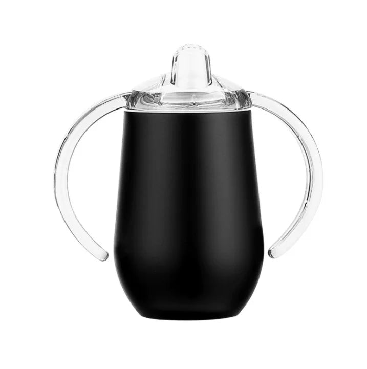 10oz Sippy Cup | Spill-Proof Stainless Steel Insulated Tumbler for Kids & Babies