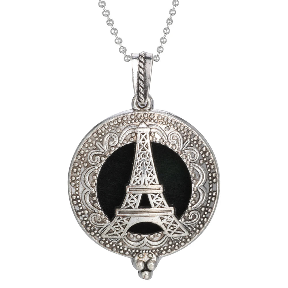 Aromatherapy Tree of Life Necklace | Essential Oil Diffuser Pendant Jewelry