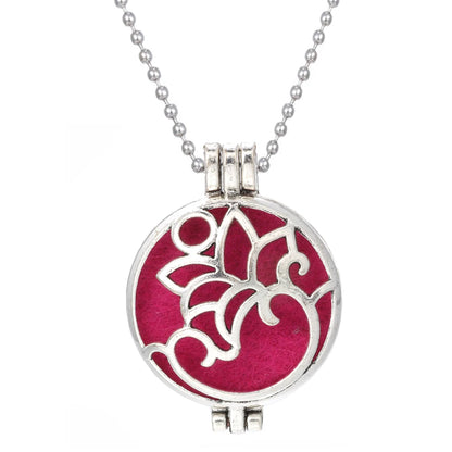 Aromatherapy Tree of Life Necklace | Essential Oil Diffuser Pendant Jewelry