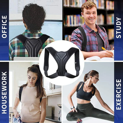 Posture Corrector Back Brace | Adjustable Spine & Shoulder Support for Pain Relief
