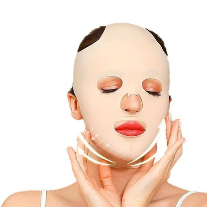 3D Face Lifting Mask | Reusable V-Shaper Slimming Band for Beauty & Sleep