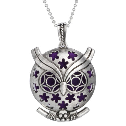 Aromatherapy Tree of Life Necklace | Essential Oil Diffuser Pendant Jewelry