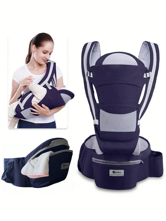 Ergonomic Baby Carrier with Hip Seat | Adjustable, Portable & Multifunctional