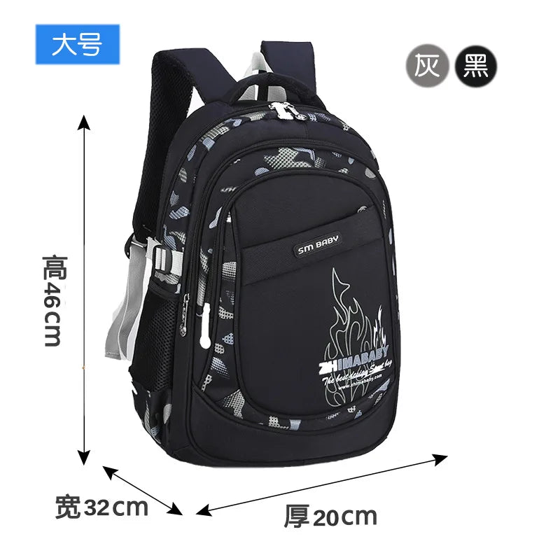 Waterproof Kids School Backpack | Lightweight Durable Bookbag for Boys & Girls (6–12 Years)