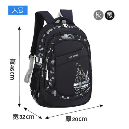 Waterproof Kids School Backpack | Lightweight Durable Bookbag for Boys & Girls (6–12 Years)