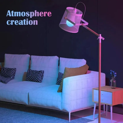 RGB LED Bulb with Remote | 16-Color E27 Dimmable Smart Light for Home