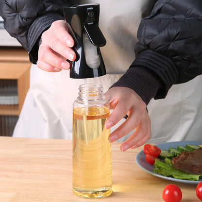 Oil Spray Bottle | 200ml & 300ml Refillable Olive Oil Dispenser for Cooking, BBQ & Baking