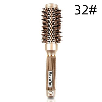Ionic Thermal Barrel Hairbrush | Professional Round Brush for Blow Drying & Styling