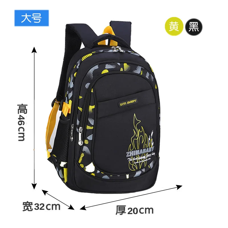 Waterproof Kids School Backpack | Lightweight Durable Bookbag for Boys & Girls (6–12 Years)