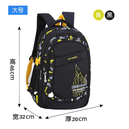 Waterproof Kids School Backpack | Lightweight Durable Bookbag for Boys & Girls (6–12 Years)