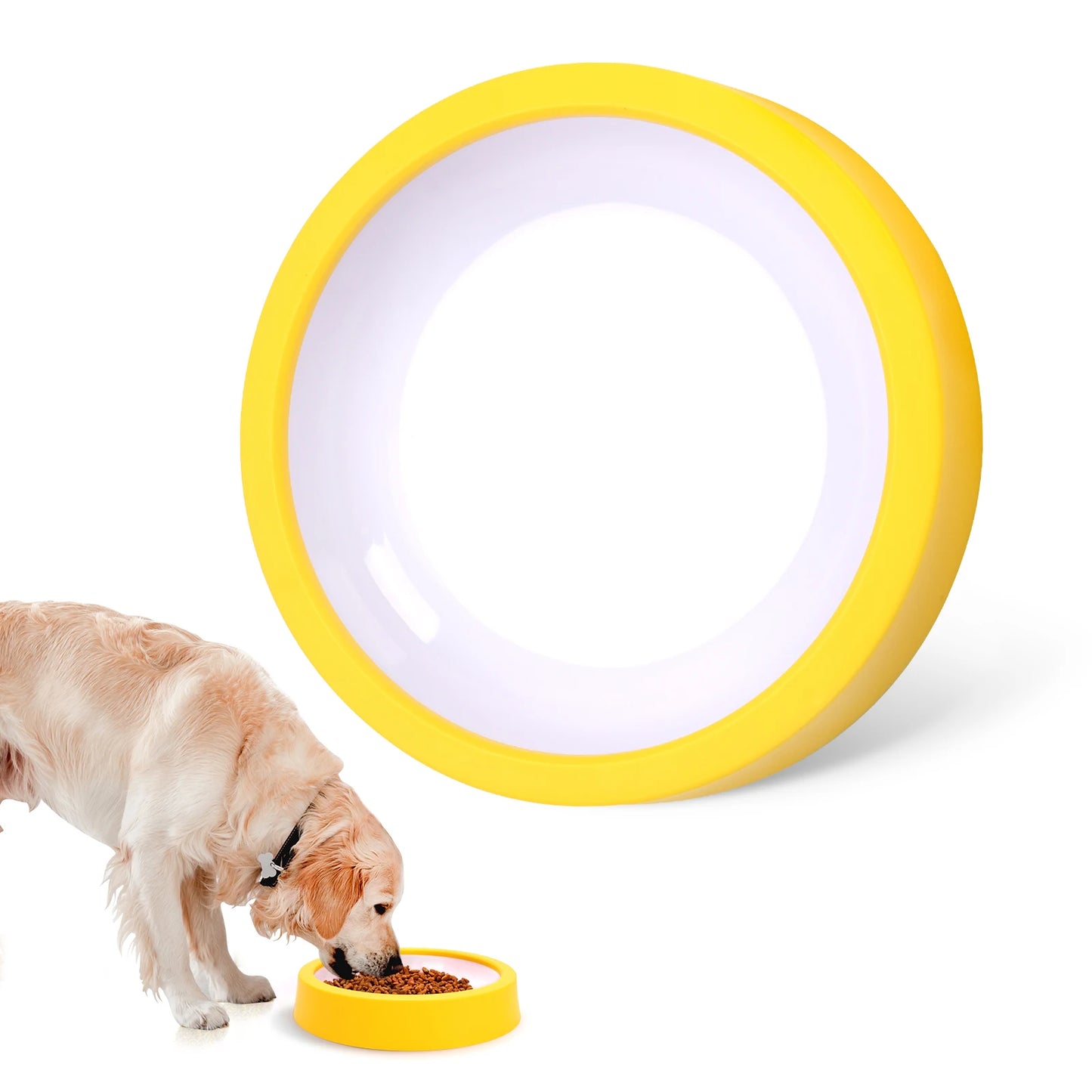 “Dog Slow Feeder Bowl | Non-Slip Anti-Gulping Food Dish for Puppies & Large Dogs