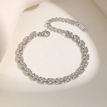 Minimalist Chain Bracelet for Women | Stainless Steel Waterproof Jewelry Gift