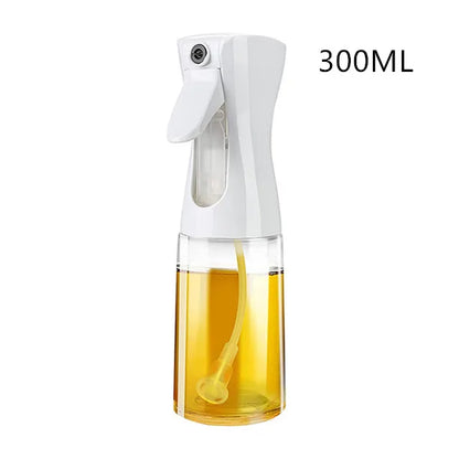 Oil Spray Bottle | 200ml & 300ml Refillable Olive Oil Dispenser for Cooking, BBQ & Baking