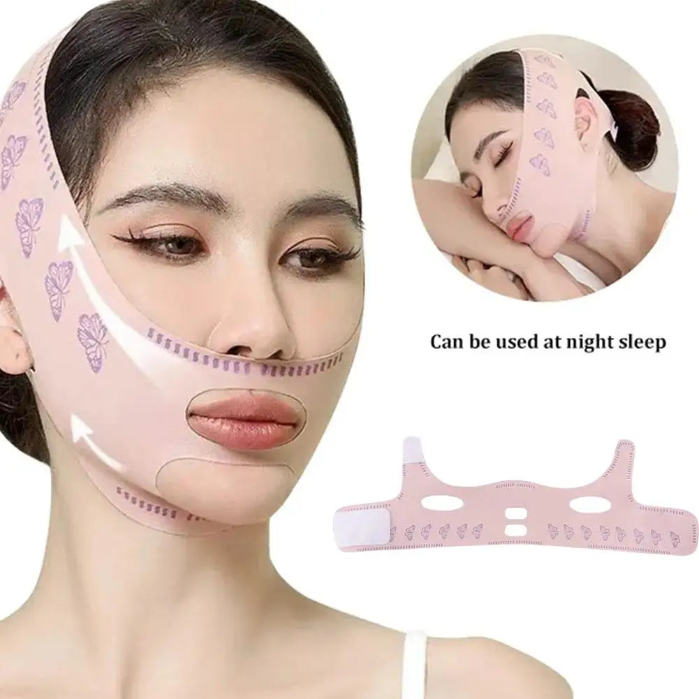 3D Face Lifting Mask | Reusable V-Shaper Slimming Band for Beauty & Sleep