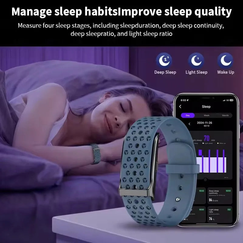 Fitness Tracker Smart Bracelet | Heart Rate, Blood Pressure & Activity Monitor