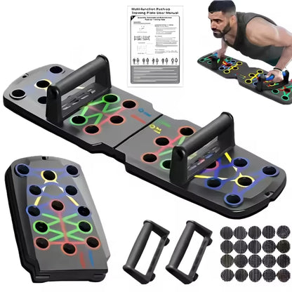 Portable Push-Up Board | Foldable Multifunction Fitness Equipment with Handles