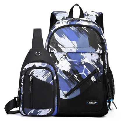2024 Kids School Backpack | Waterproof Book Bag for Boys & Girls Grades 1–6