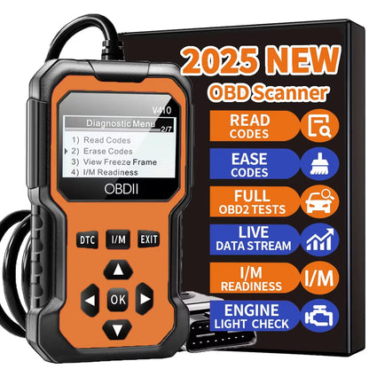 Car OBD2 Scanner | Engine Fault Code Reader & Diagnostic Tool for All OBD II Vehicles