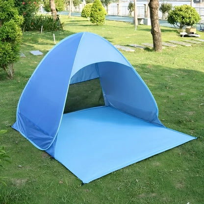 Portable Summer Beach Tent | Lightweight UPF 50+ Sun Shelter with Zip Closure