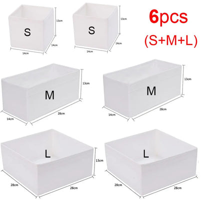 Closet Organizer Box | Drawer & Wardrobe Storage for Clothes, Underwear & Socks